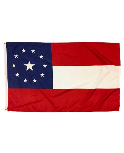 Confederate First National 11 Stars 3'x5' printed polyester flag